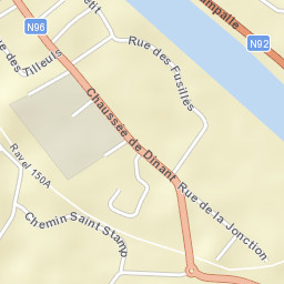 Anhée Street Map