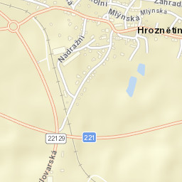 Hroznětín Street Map