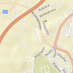 Ostrov Street Map