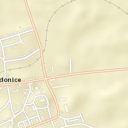 Radonice Street Map