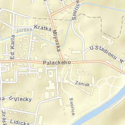Smiřice Street Map