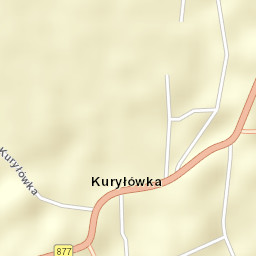 Kuryłówka Street Map