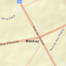 Manhay Street Map