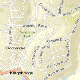 Kingsbridge Street Map