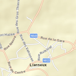 Lierneux Street Map