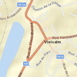 Vielsalm Street Map
