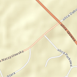 Długomiłowice Street Map