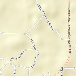 Cisek Street Map