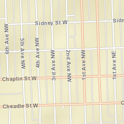 Swift Current Street Map