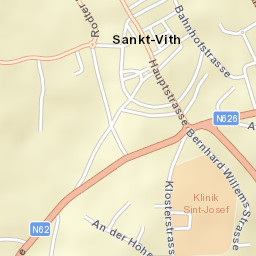 Saint-Vith Street Map