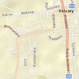 Velvary Street Map