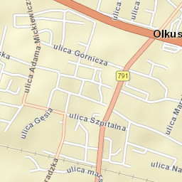 Olkusz Street Map