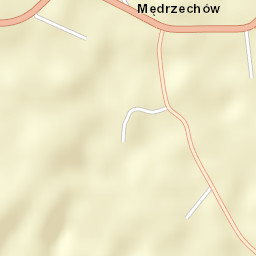 Mędrzechów Street Map