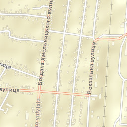 Zolochiv Street Map