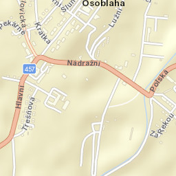 Osoblaha Street Map