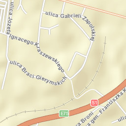 Sosnowiec Street Map