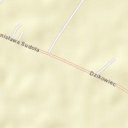 Dzikowiec Street Map