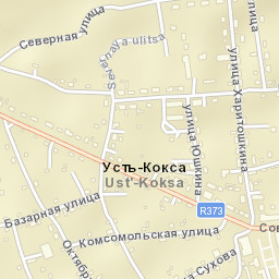 Ust’-Koksa Street Map