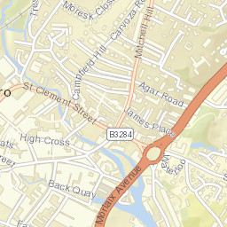 Truro, uk Street Map