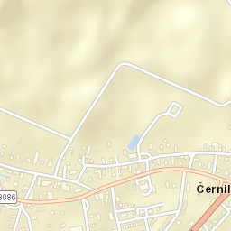 Černilov Street Map