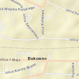 Bukowno Street Map