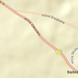 Sułoszowa Street Map
