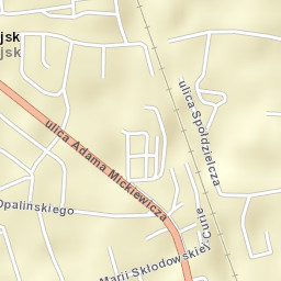 Leżajsk Street Map