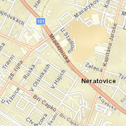Neratovice Street Map