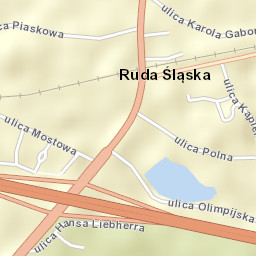 Ruda Śląska Street Map