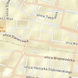 Katowice Street Map
