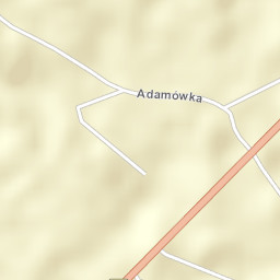 Adamówka Street Map
