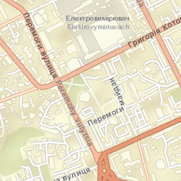 Zhytomyr Street Map