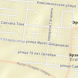 Erzin Street Map