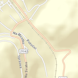 Oloví Street Map