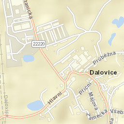 Dalovice Street Map