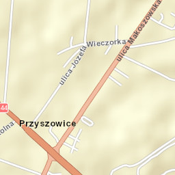 Przyszowice Street Map