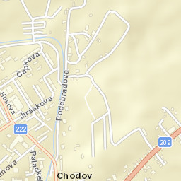 Chodov Street Map
