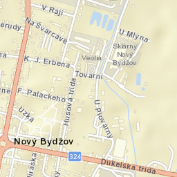 Nový Bydžov Street Map