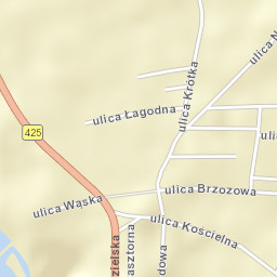 Dziergowice Street Map