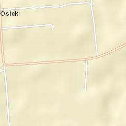 Osiek Street Map