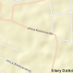 Dzików Stary Street Map