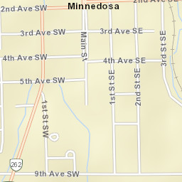 Minnedosa Street Map