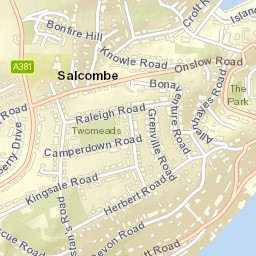 Salcombe Street Map