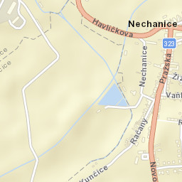 Nechanice Street Map