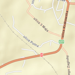 Słomniki Street Map