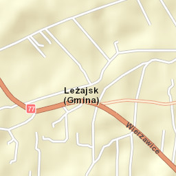 Wierzawice Street Map