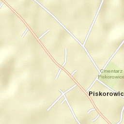 Piskorowice Street Map