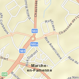 Marche-en-Famenne Street Map