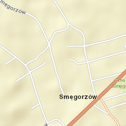 Smęgorzów Street Map