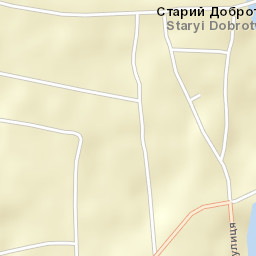 Staryy Dobrotvir Street Map